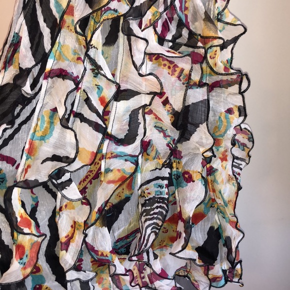 Zebra color print blouse - Picture 3 of 5